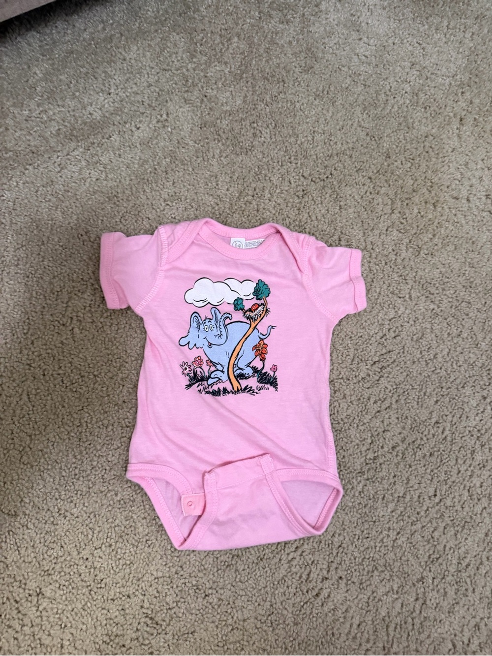 Pink Dr. Suess One-Piece Bodysuit - Baby